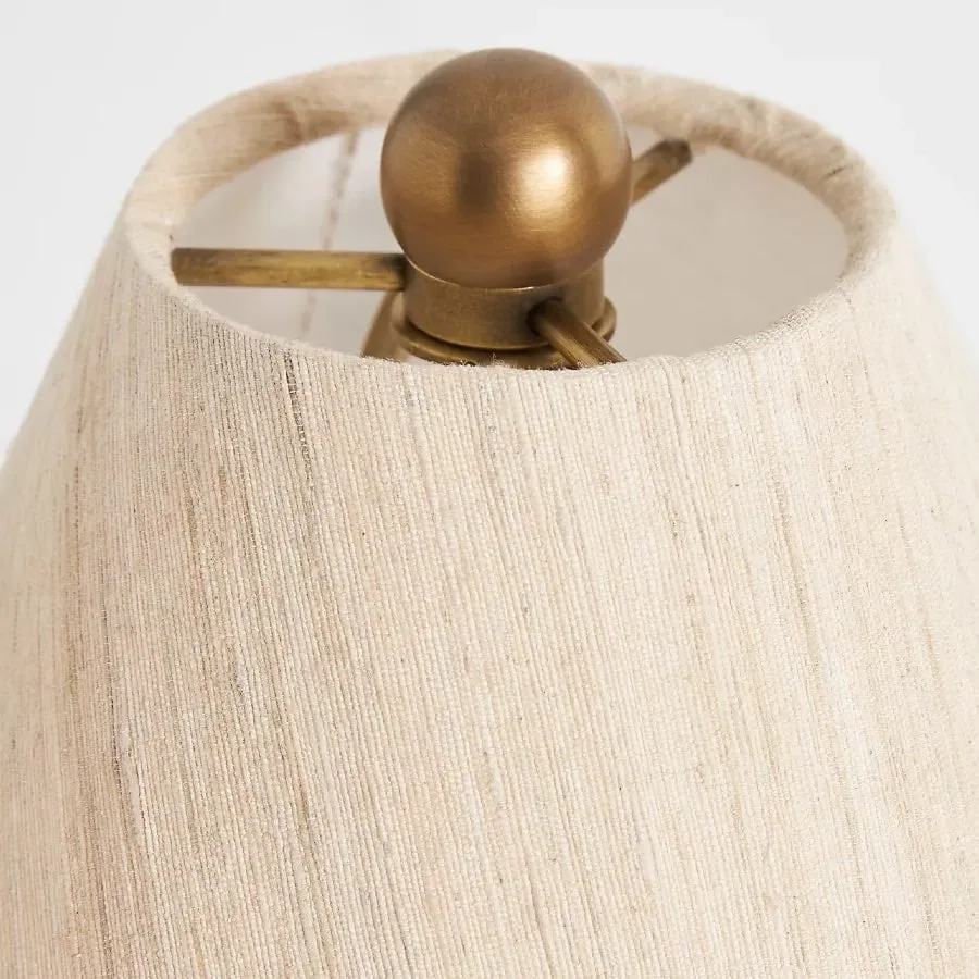 Brass finial detail