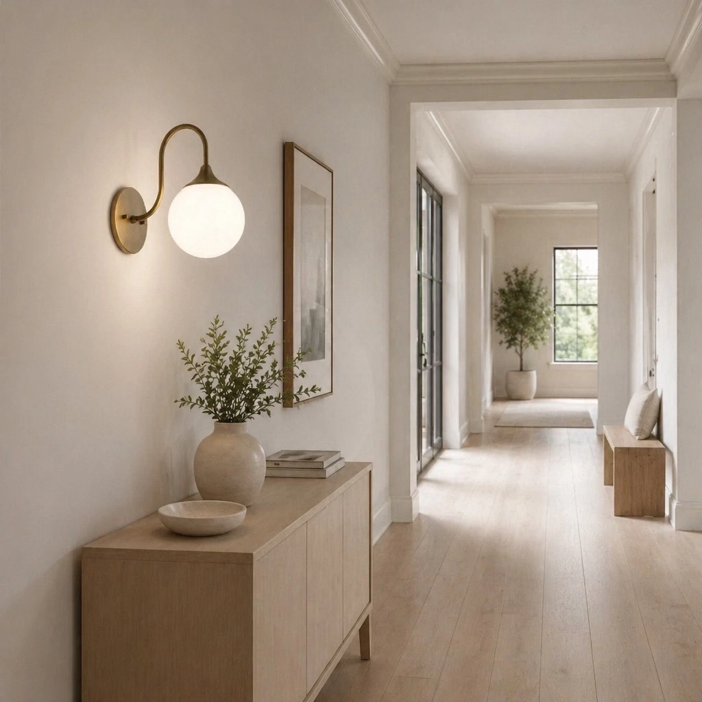 Scène de style de vie avec montage encastré en porcelaine
