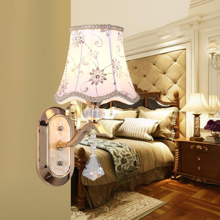 1 Light C wall sconce option