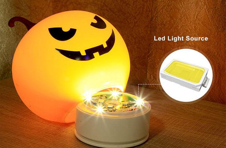 ABOOFAN Lampada a LED a Forma di Zucca e Teschio, Lanterna Decorativa di Halloween in Plastica, Set da 2 Pezzi per Interni Ed Esterni, Centrotavola Festivo per Patio e Decorazioni di Halloween