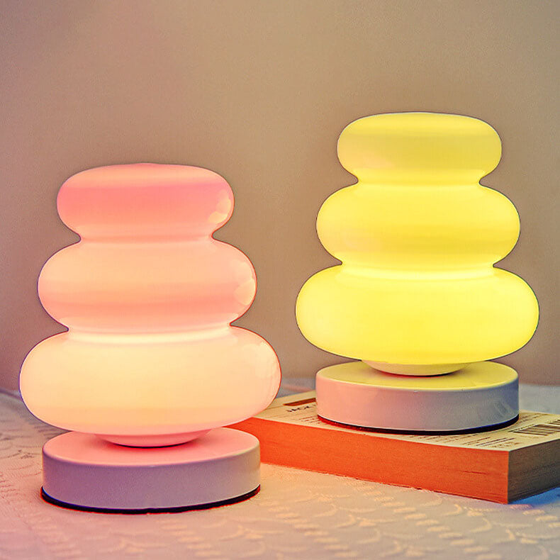 Modern Creative Gourd Colorful LED Night Light Table Lamp
