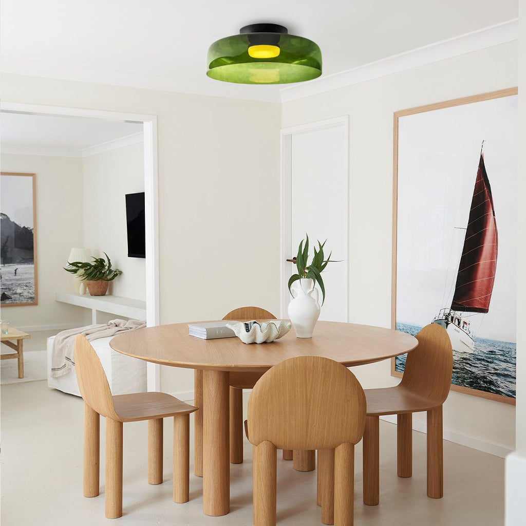 Lámpara de techo de cristal con disco de capas para comedor.jpg__PID:439ae839-3b6f-437d-9d0f-8f87c9247234