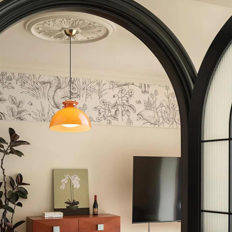 Lampa wisząca Pontos Contemporary Orange Round Glass (8).webp__PID:71f378e0-c593-4fe4-a068-bcb396ff9c69