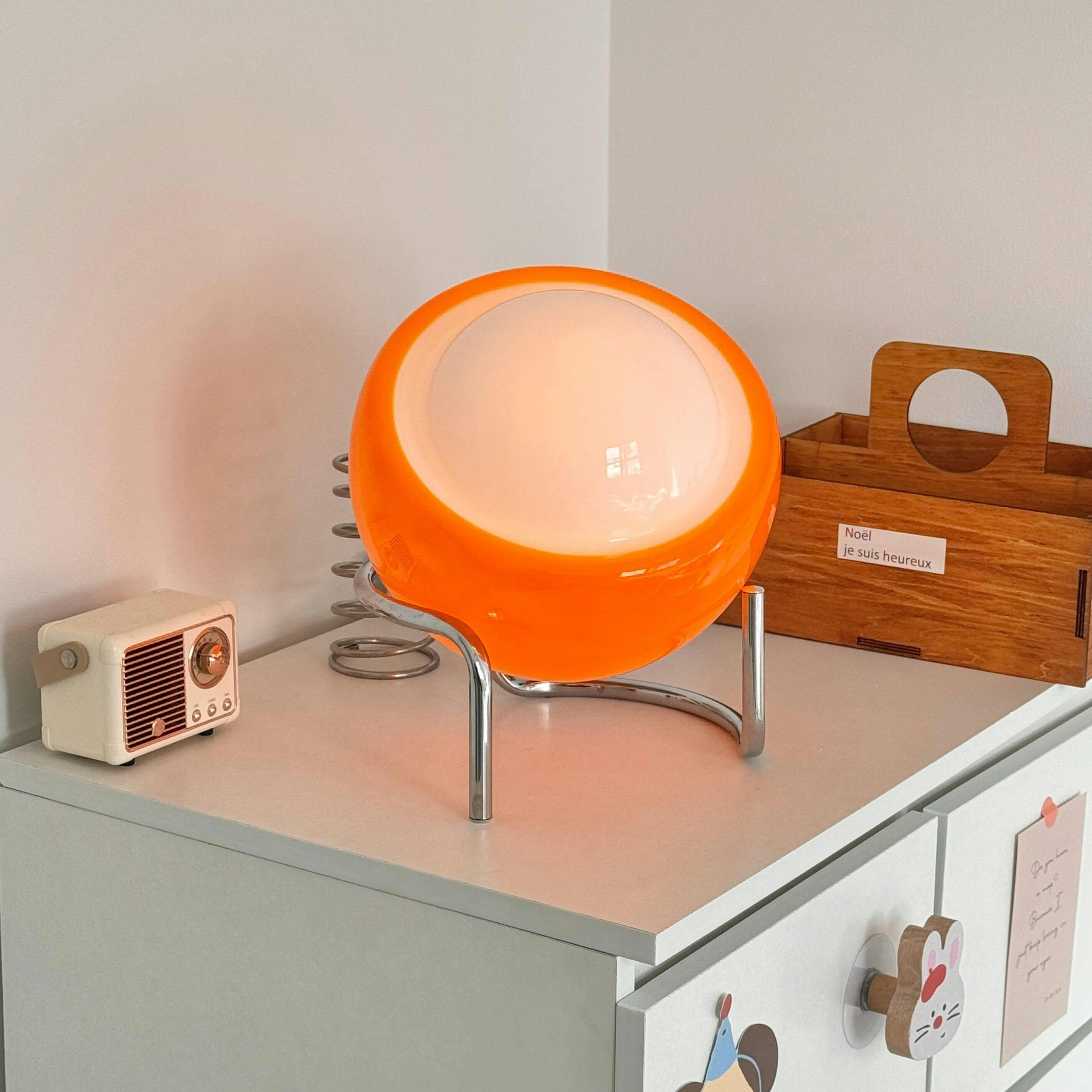 Lampe de table champignon Bauhaus orange moderne Sylas (5).webp__PID:133ae66b-61e7-44fd-8e46-213622abec29