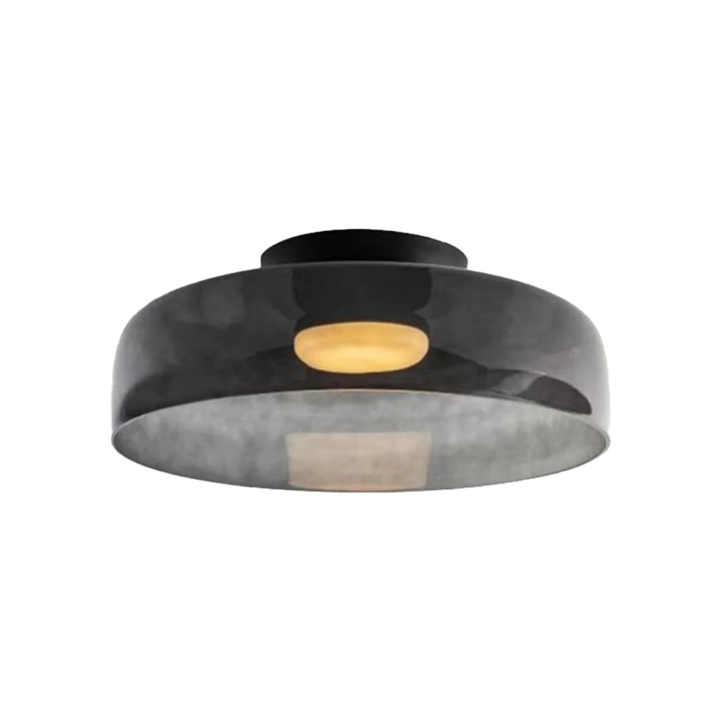 Lámpara de techo de cristal con disco de una capa, gris, sku.jpg__PID:eb8281d7-1d98-4f44-9429-e81147620b79