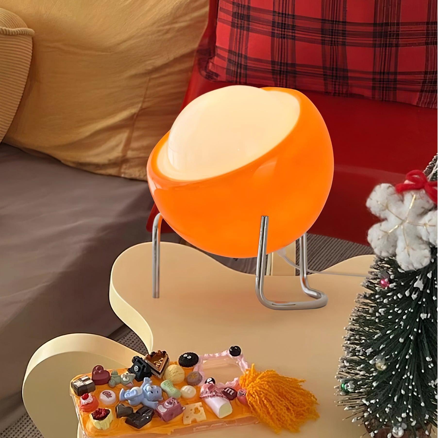Lampe de table champignon Bauhaus orange moderne Sylas (1).webp__PID:e66b61e7-d4fd-4e46-a136-22abec297666