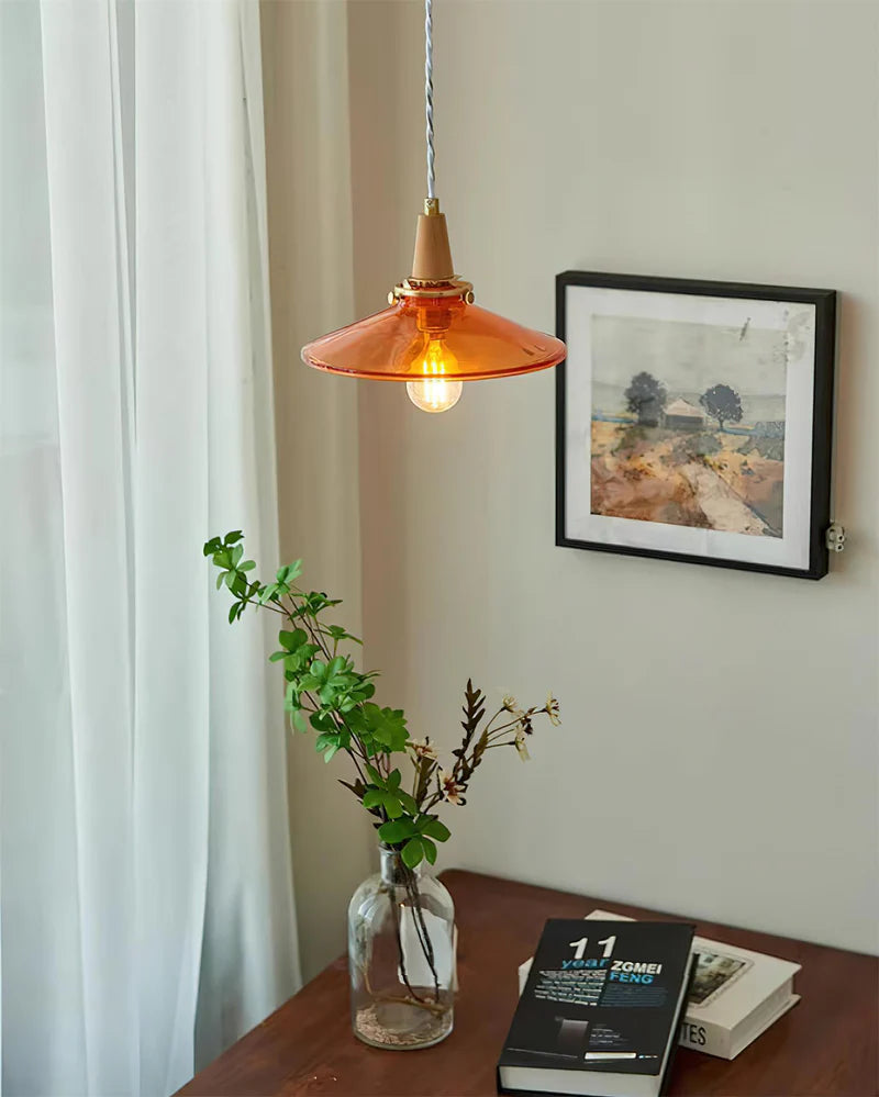 Stilbon Nordic Creative Umbrella Orange Glass Pendant Light (4).webp__PID:1d343004-bee0-4316-8af2-6138b467cd42