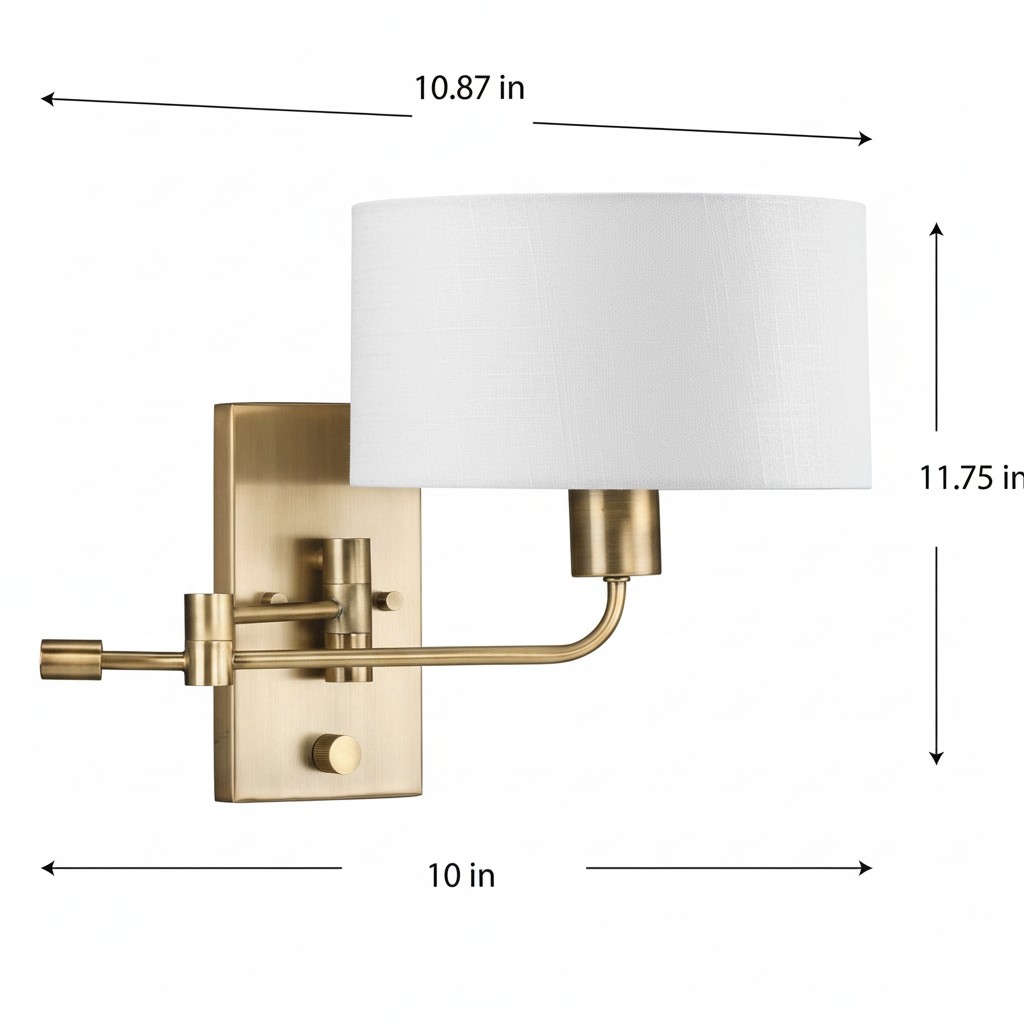 Taliad wall lamp dimension diagram