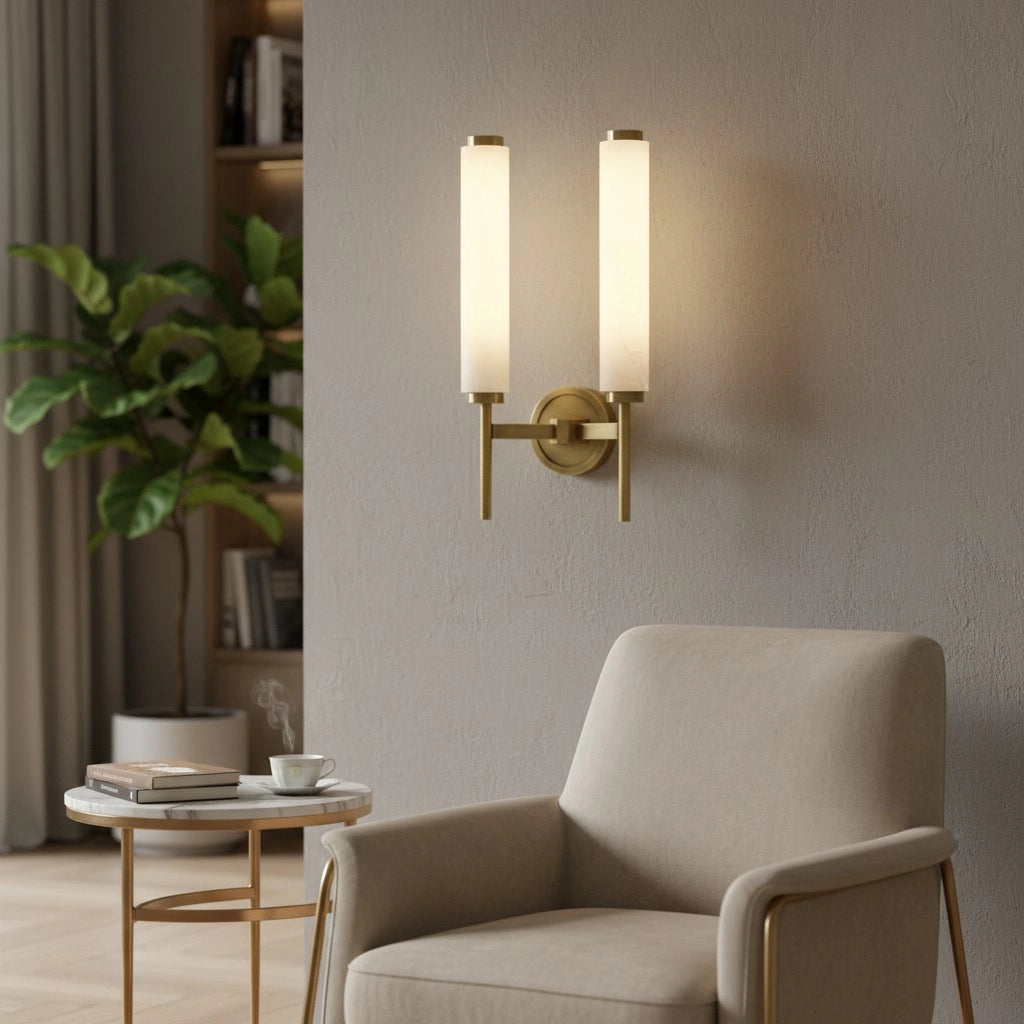 Zamira Minimalist Alabaster Cylinder Wall Sconce8.webp__PID:59d69f39-4661-43c4-a7e9-4d643b57902b