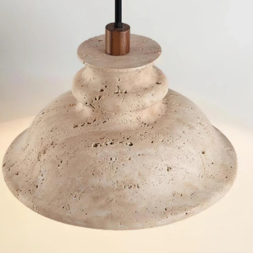 Maja Wabi-Sabi Bell Travertine Pendant Light3.webp__PID:e5806bde-8f69-4612-9d8f-dcef2de4a634