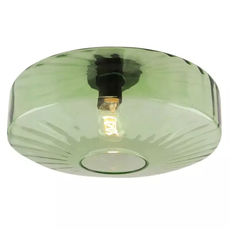 Green Cocytus water-ripple glass ceiling light