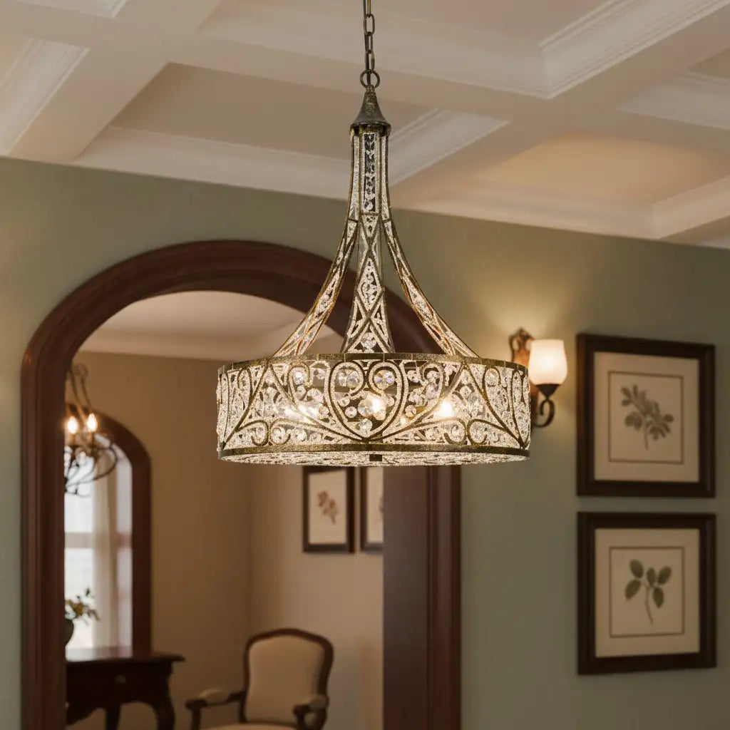 Arden Luxury 6-Light Crystal Drum Chandelier3.webp__PID:09da7bde-40f6-4bf4-9778-31904c84bc05