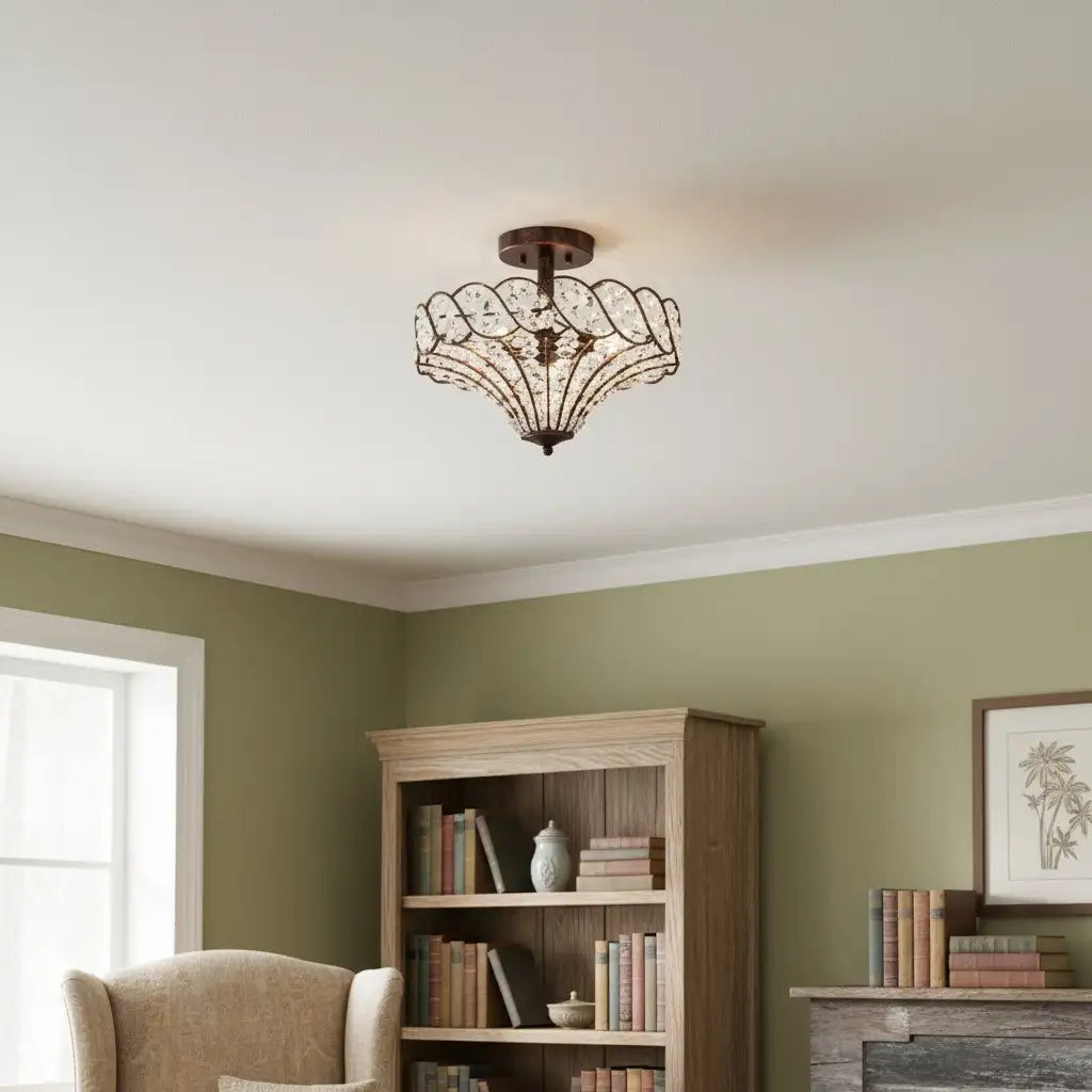 Caius Vintage Rustic 4-Light Crystal Bronze Ceiling Light6.webp__PID:9acb4cf4-55f8-4061-9421-6a5216411261