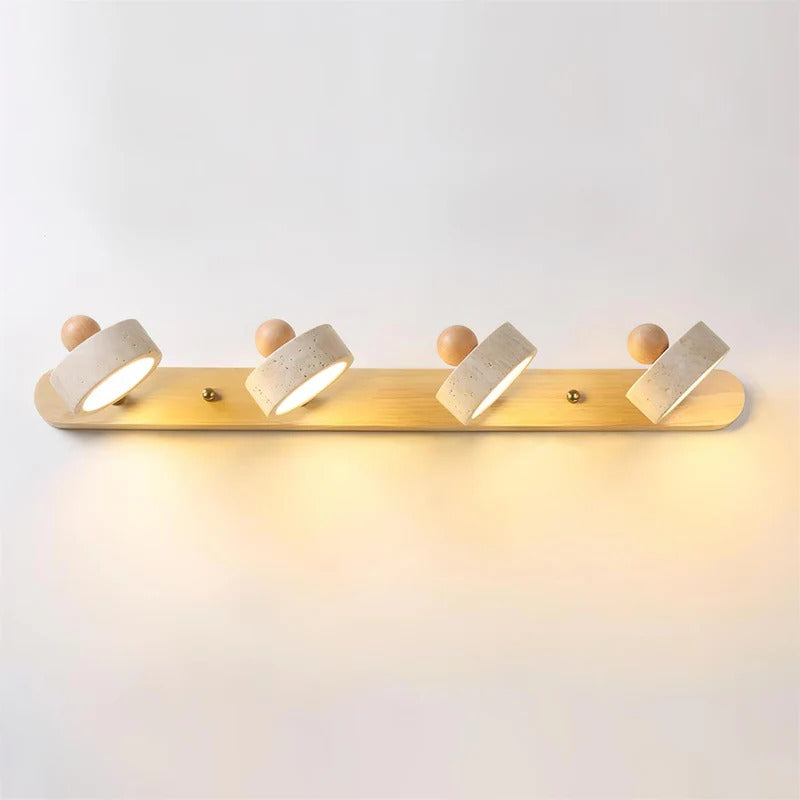 Merritt four-head wall sconce