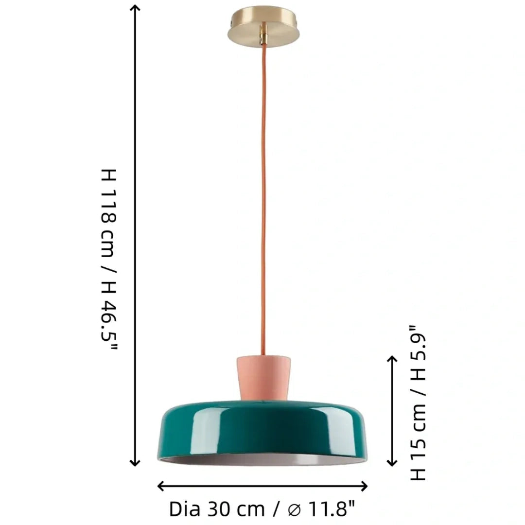 Alden Vintage Metal Ceramic Dome Pendant Light size2.webp__PID:b5b1b3ce-3908-460f-a8b9-e5d1adae7b91