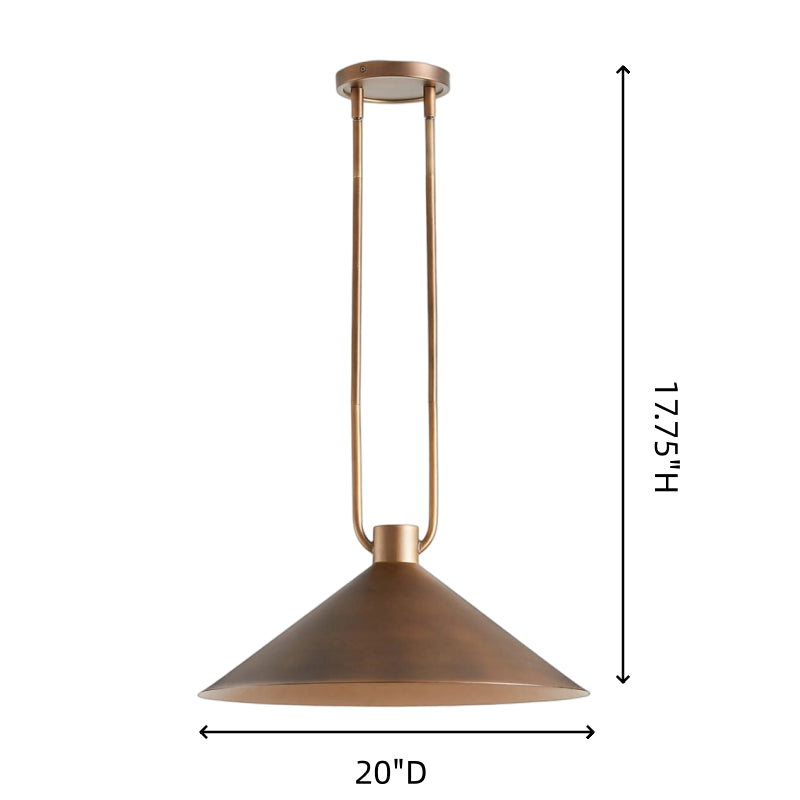 Zane pendant dimensions