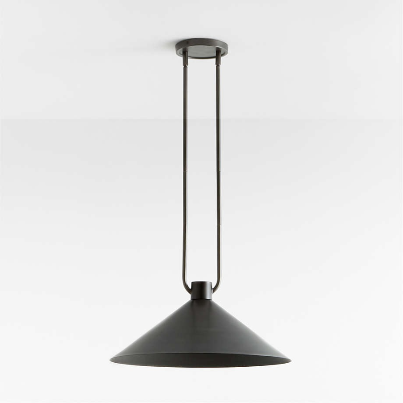 Black Zane pendant finish
