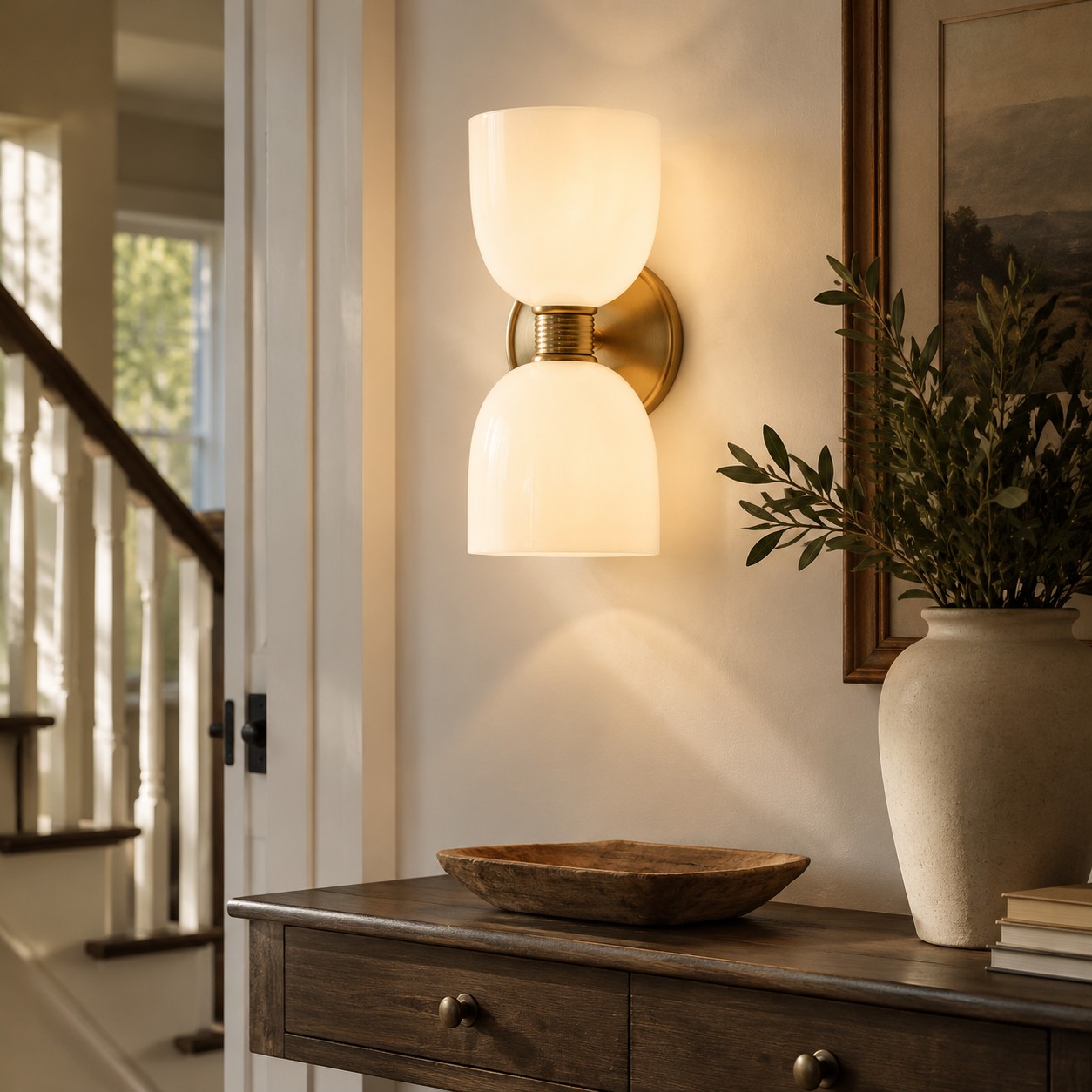 Ellen wall sconce detail view