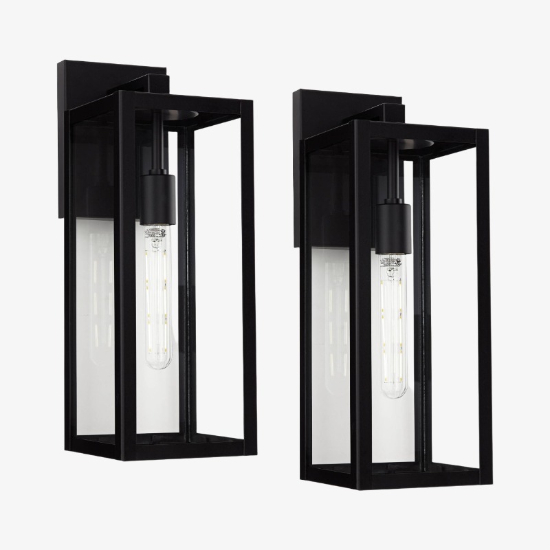 Benson wall sconce in black finish