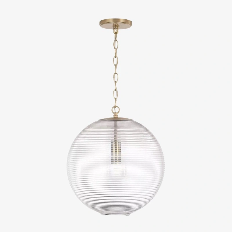 Ricky pendant light in Matte Brass finish