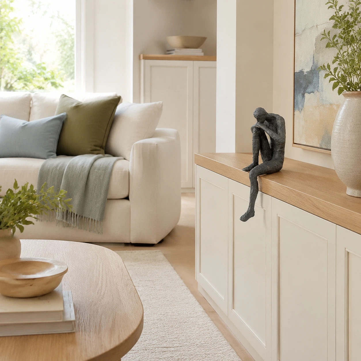 Bright living room lifestyle view