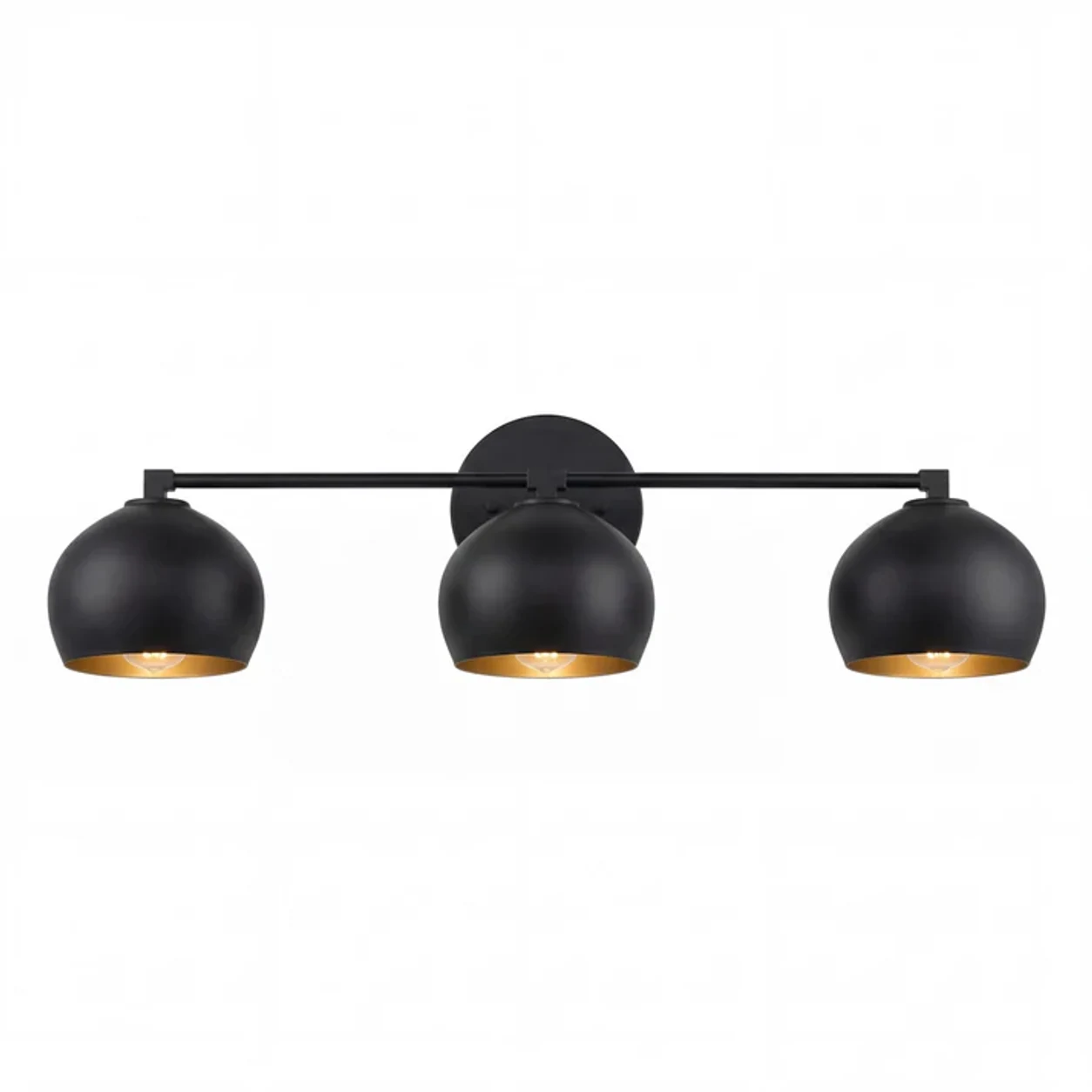 Black Mountain Black 3-Head Adrian wall light