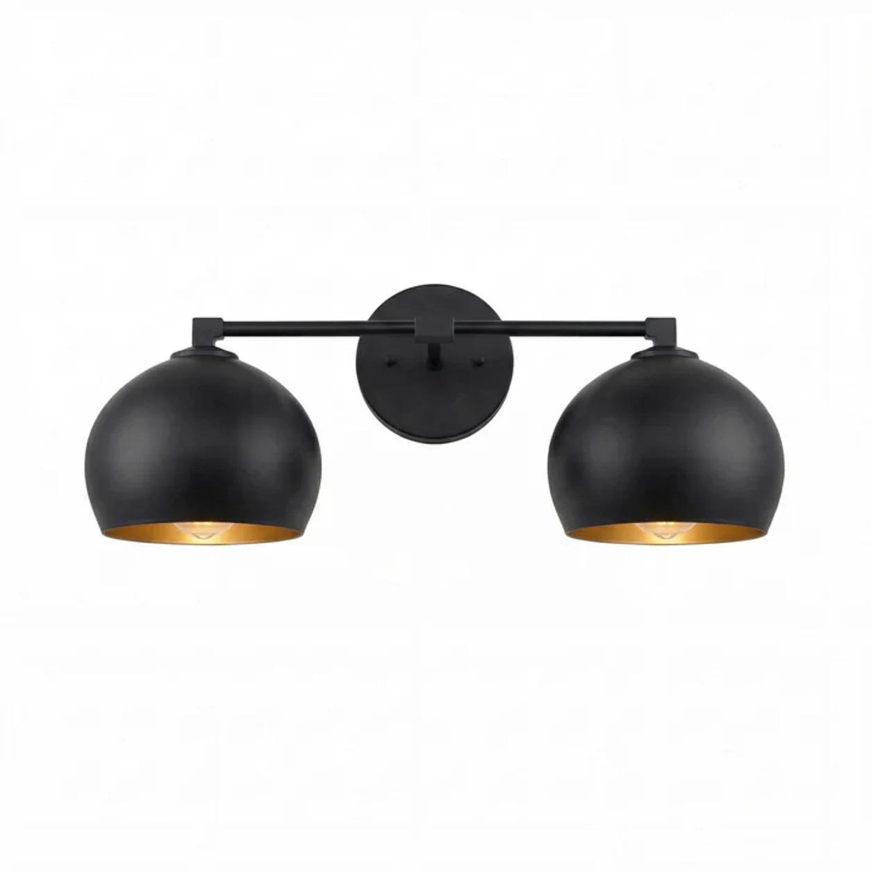 Black Mountain Black 2-Head Adrian wall light