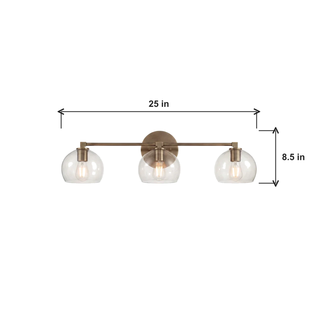 Three-head dimensions