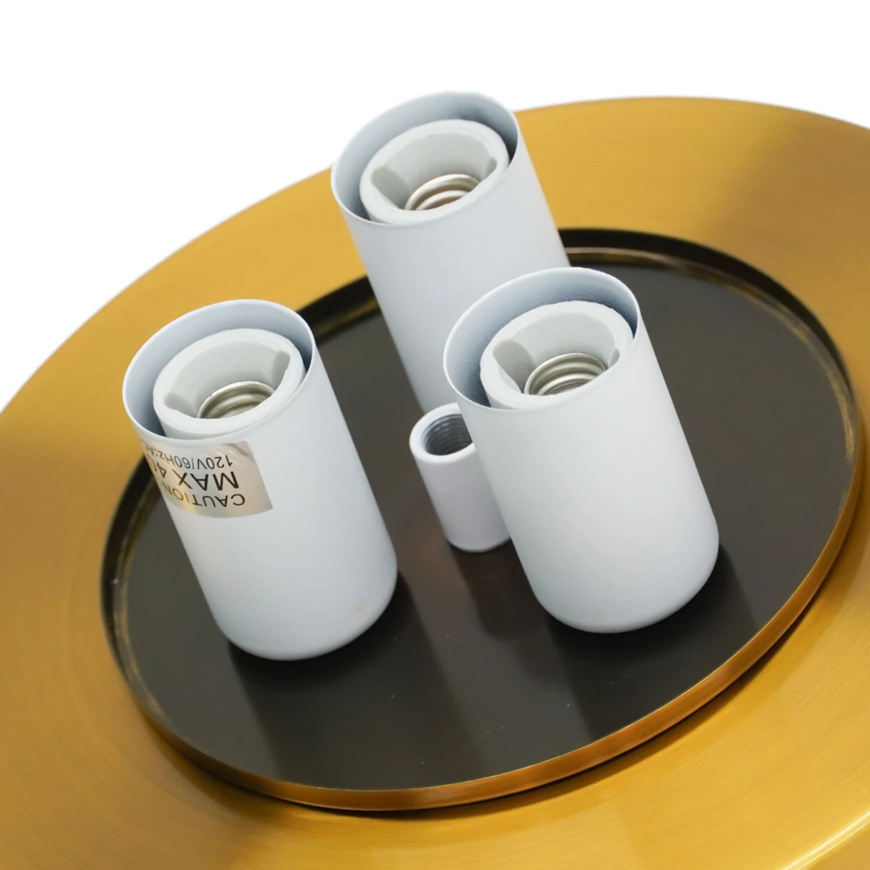 Three E26 socket construction detail