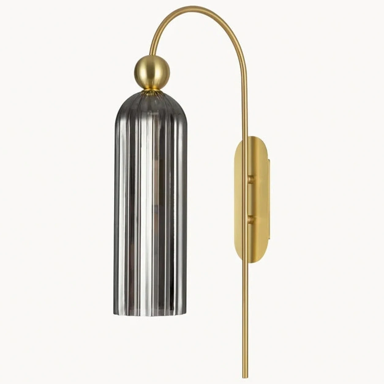 Gray and gold Azura wall sconce