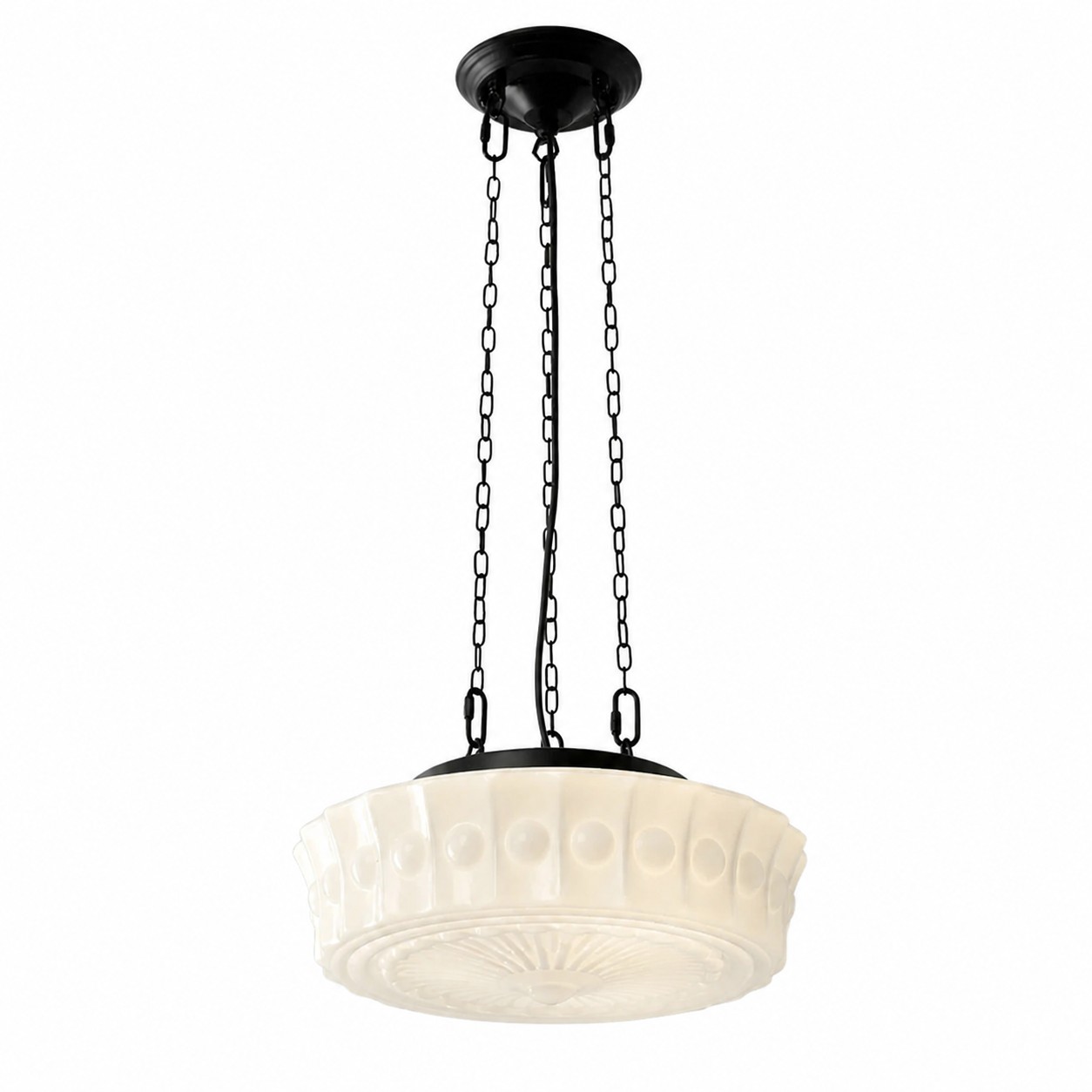 Beige Pendelleuchte Eira