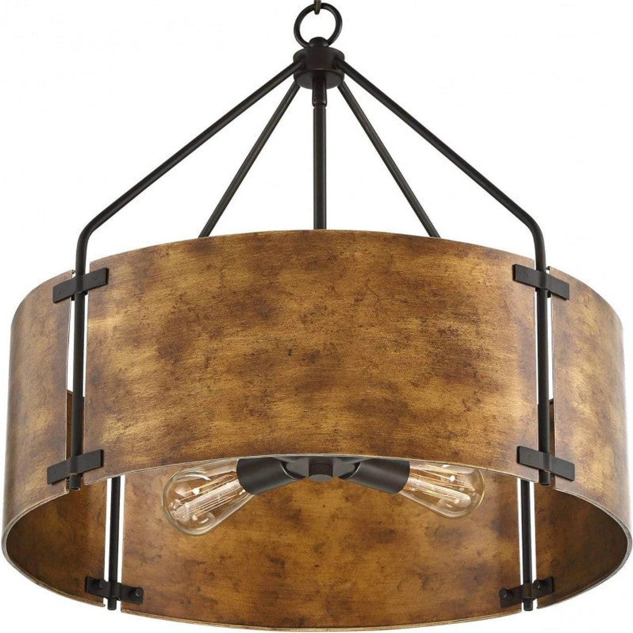 Creed pendant aged bronze lower shade detail