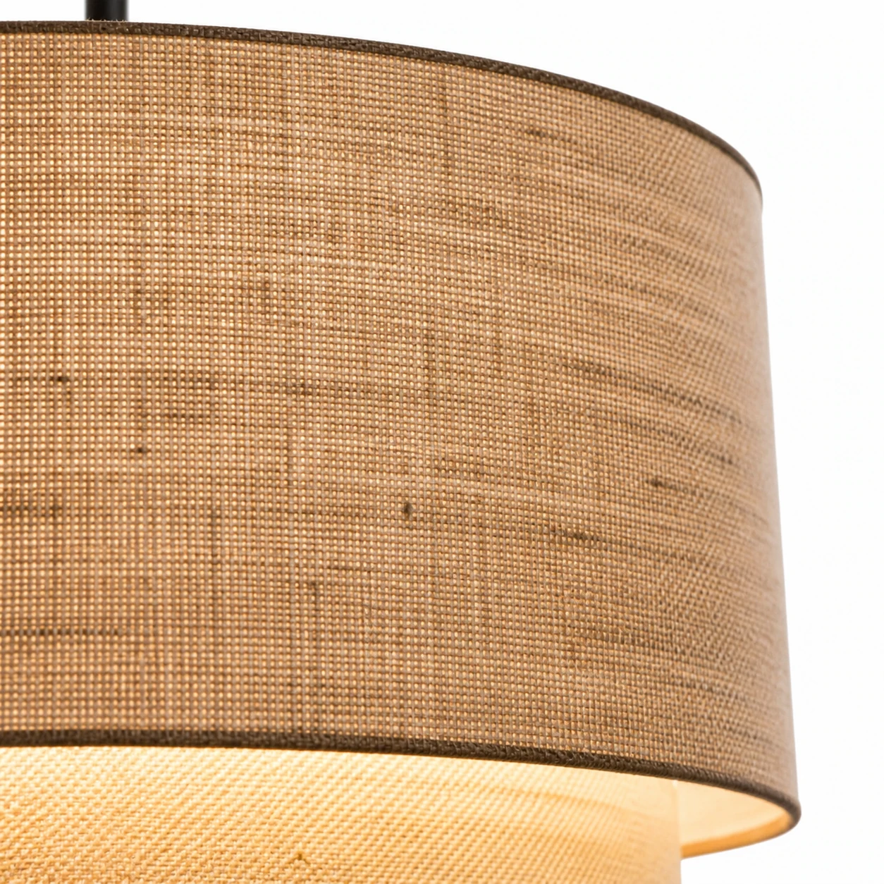 Natural linen weave close detail