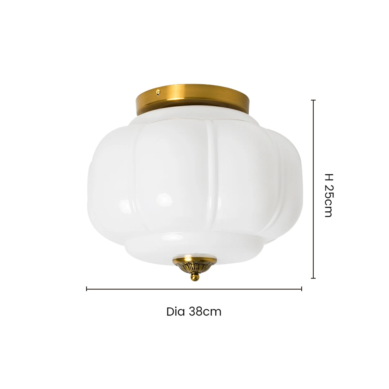Breckett ceiling light dimensions