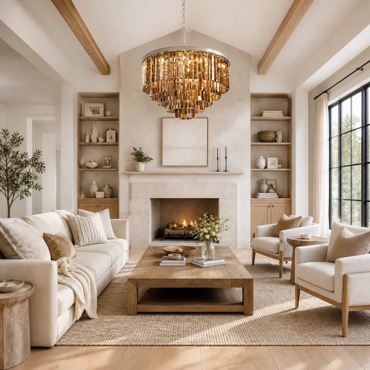 Vintage lounge setting