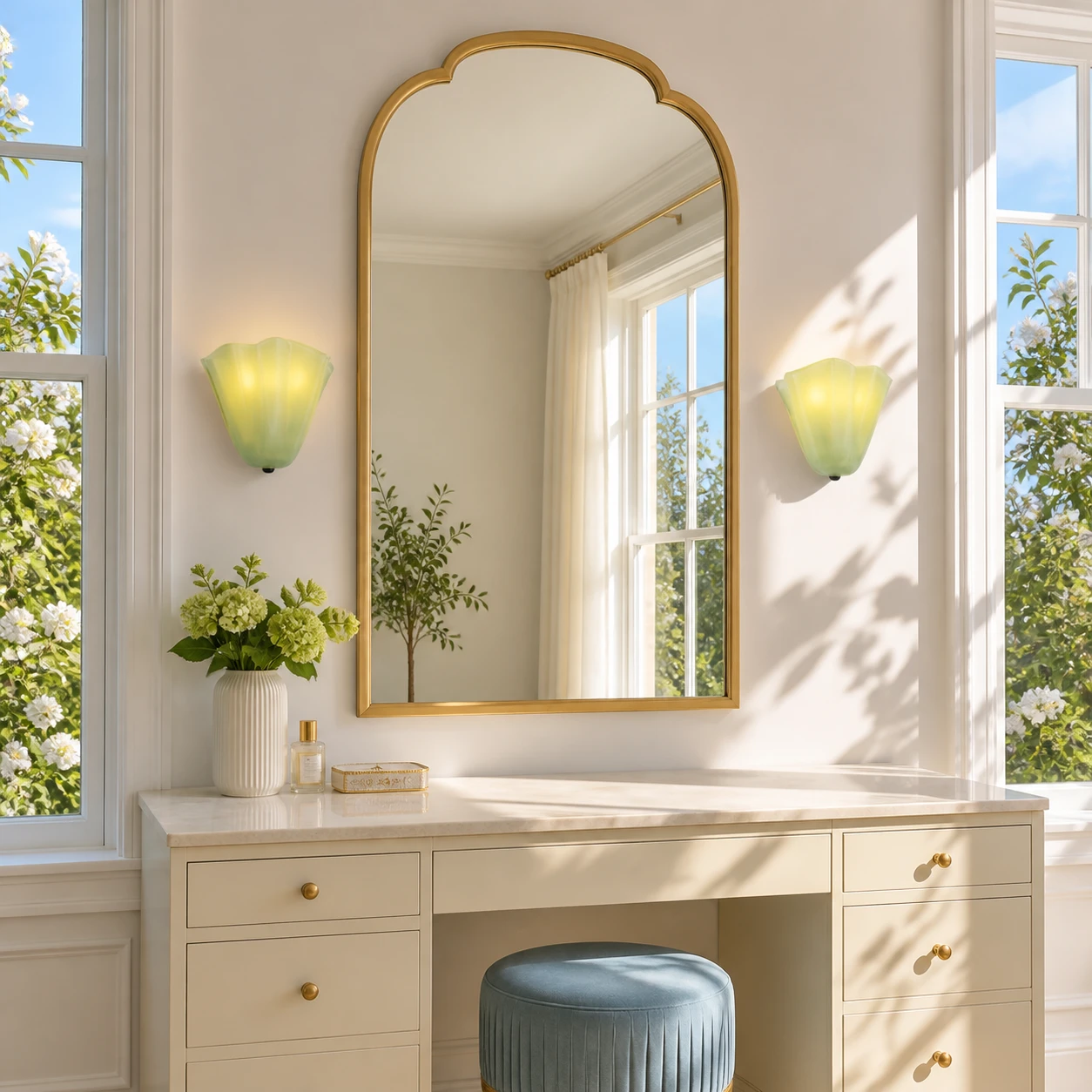 30 pair green dressing mirror webp