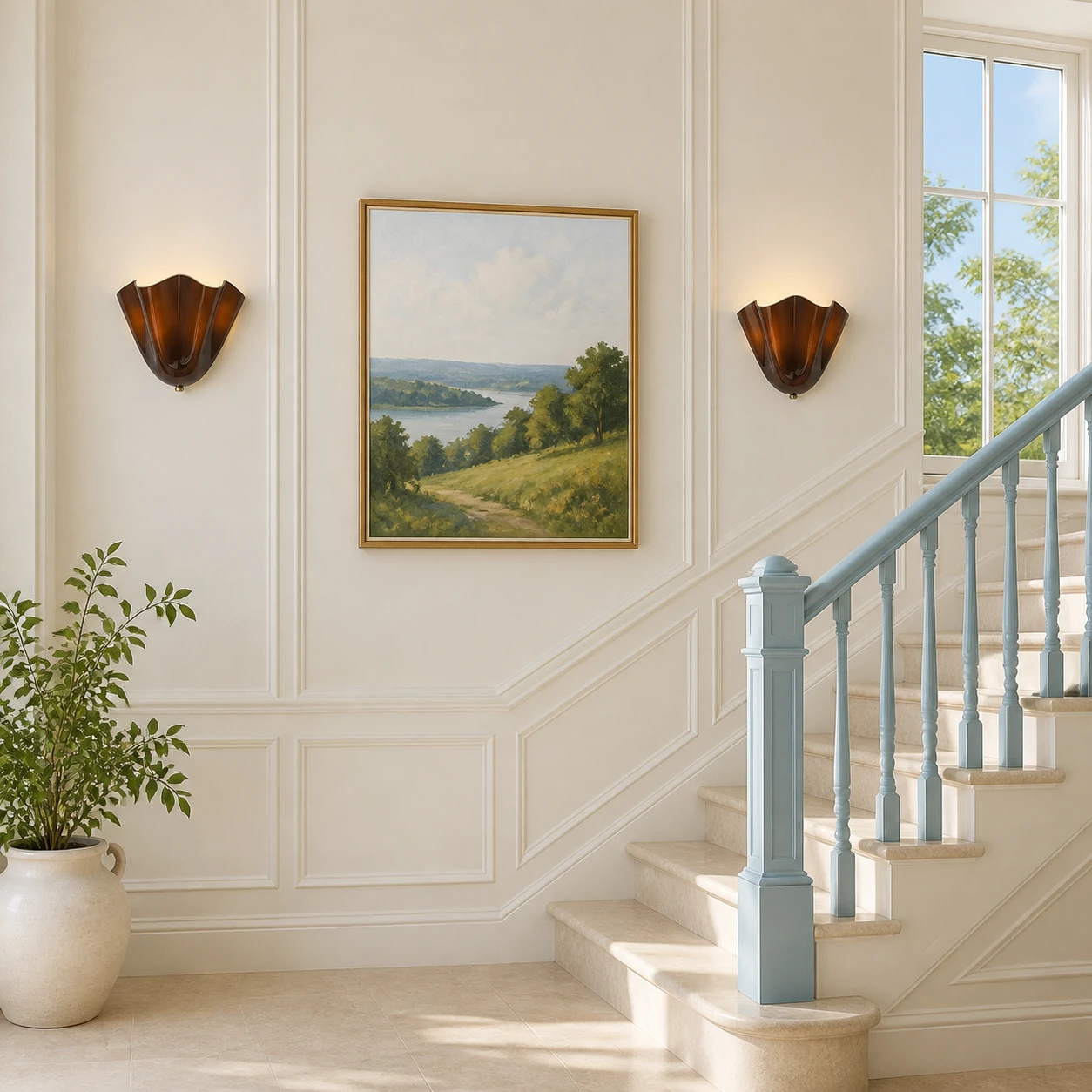 33 pair brown stair landing webp
