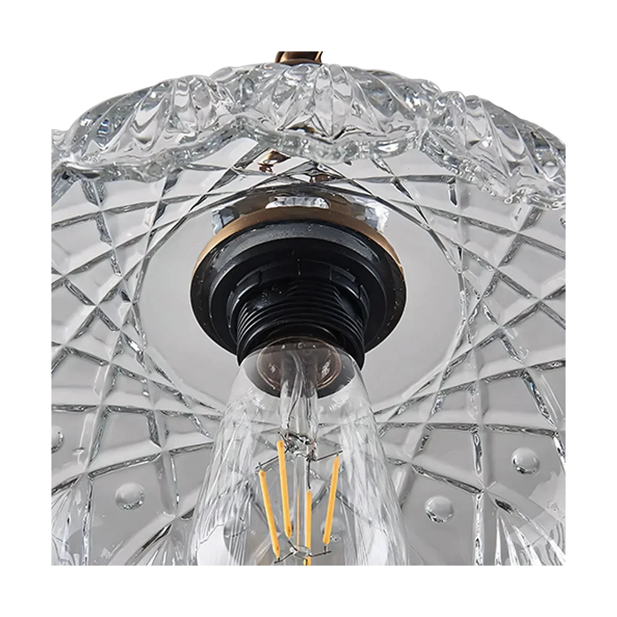 Galeth pendant socket and underside construction detail