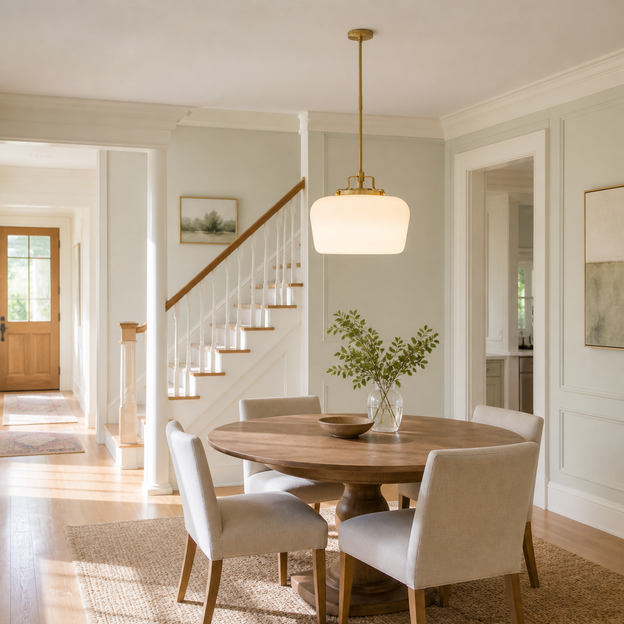 Stair dining area