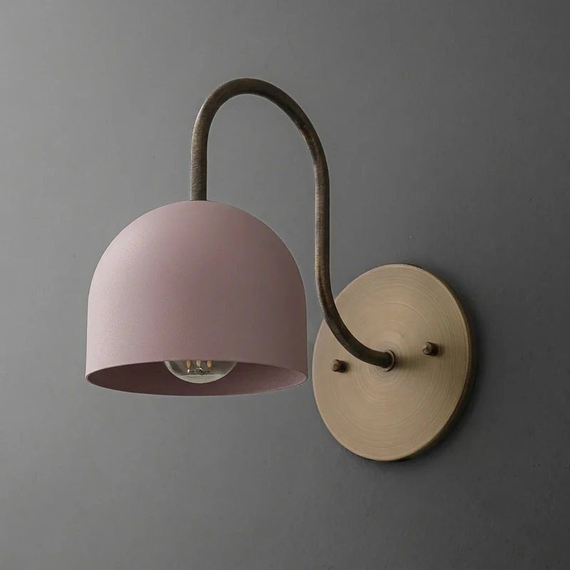 SCONCE MODEL NO. 6308 - Antique Brass - Mauve