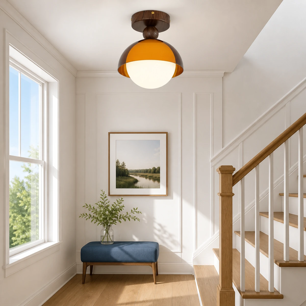 Skadi Type C at a bright stair landing