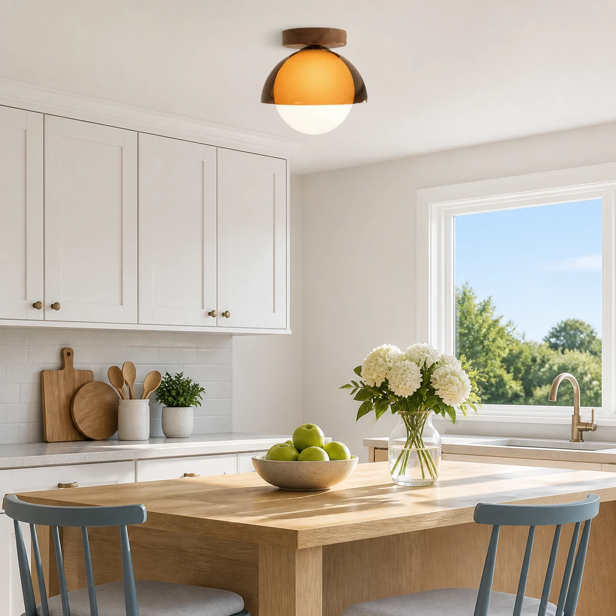 Skadi Type A in a bright kitchen