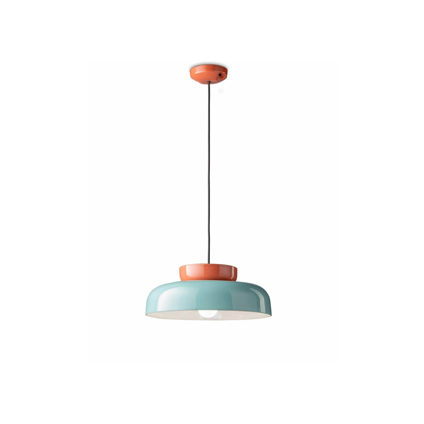 Orange and Light Blue Faelyraen pendant