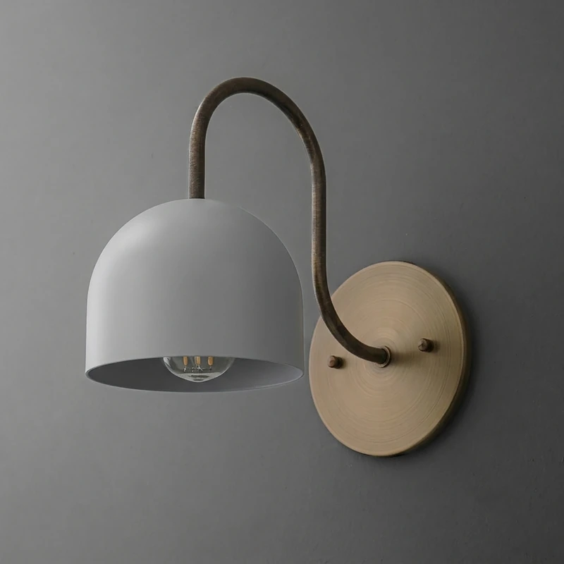 SCONCE MODEL NO. 6308 - Antique Brass - Gray