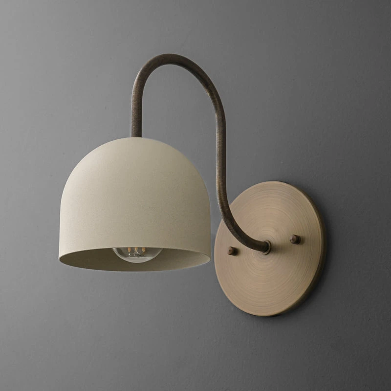 SCONCE MODEL NO. 6308 - Antique Brass - Cream