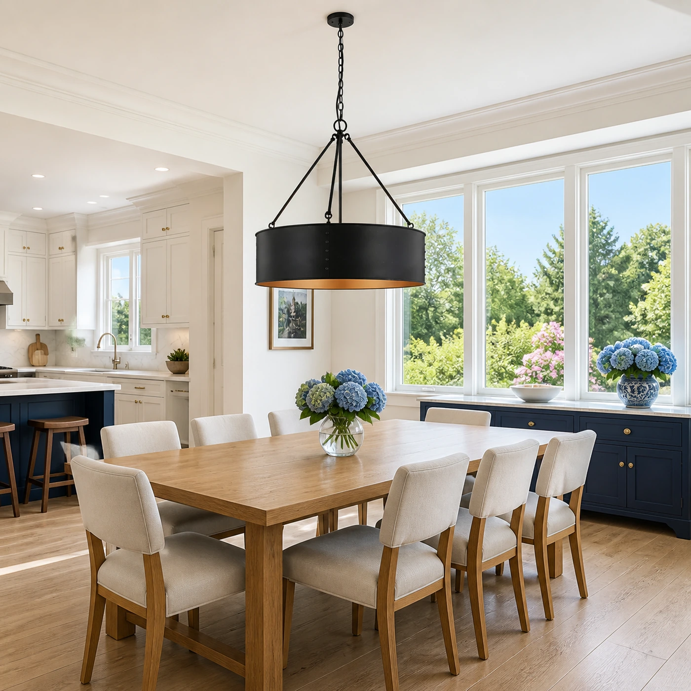 Open dining kitchen