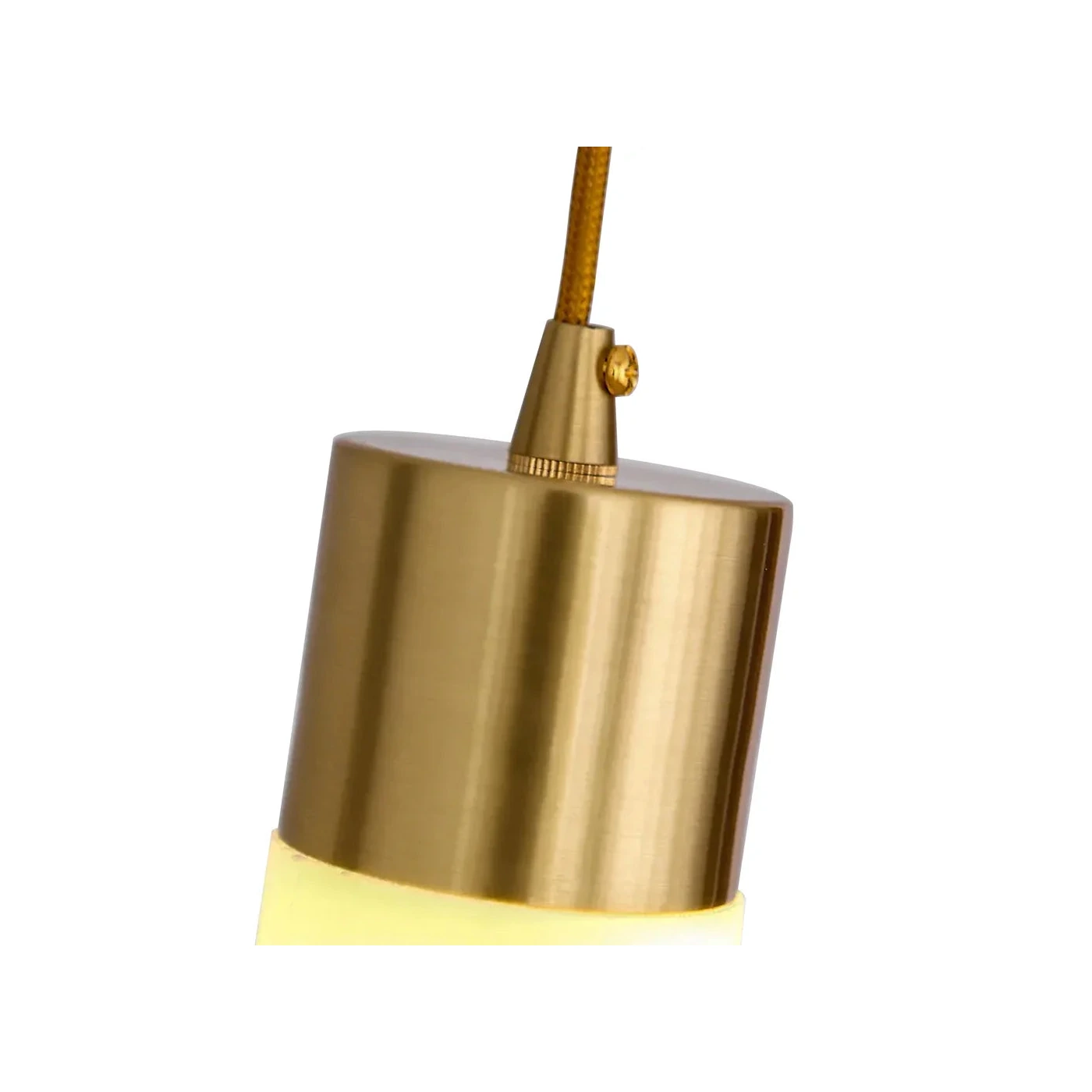Brass cap and cable detail