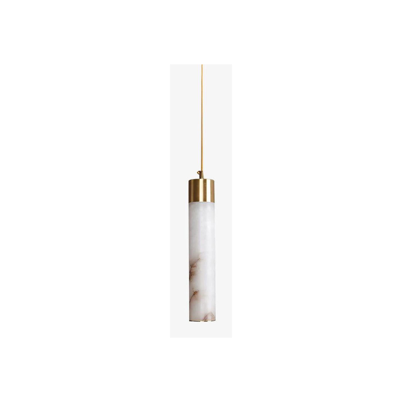 Single-head Ismara alabaster brass pendant product view