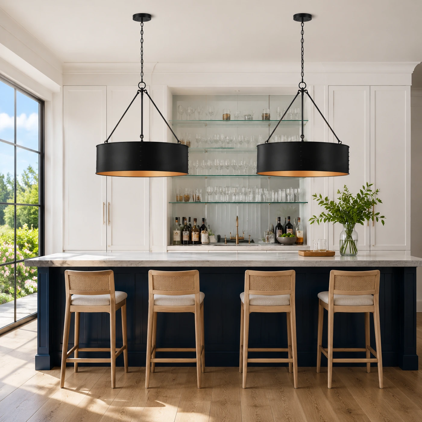 Long home bar