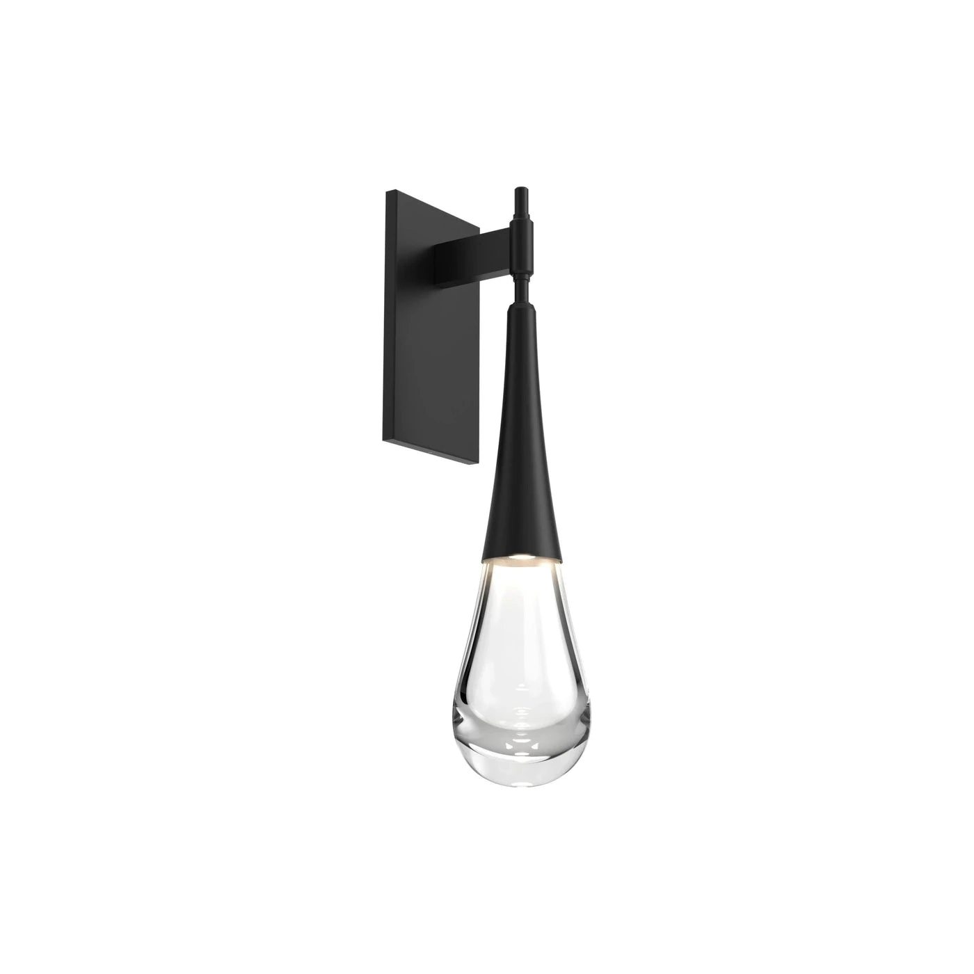 Real Matte Black Paciano wall sconce